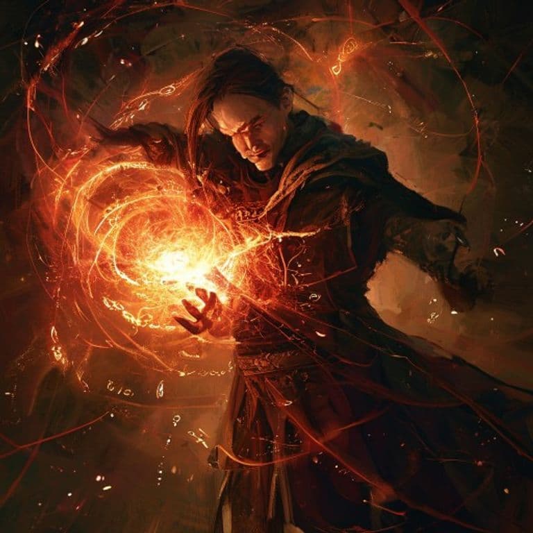 Bloodshot — fantasy spell effect illustration. Bloodshot is a 2nd-level conjuration available to Sorcerer, Warlock, Wizard.