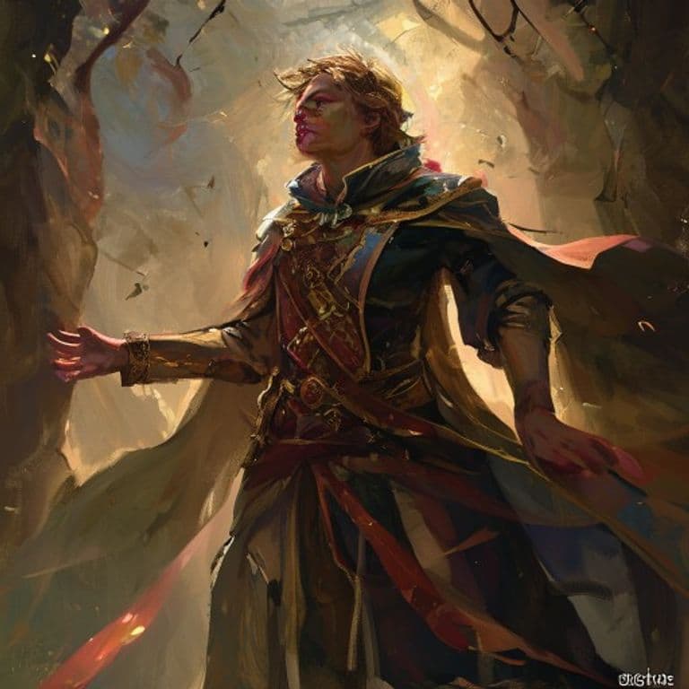 Idealistic Leader — fantasy feat illustration. Idealistic Leader is a feat.