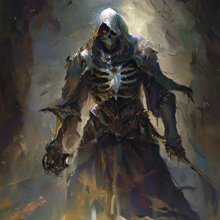 Ghost Knight — fantasy monster illustration