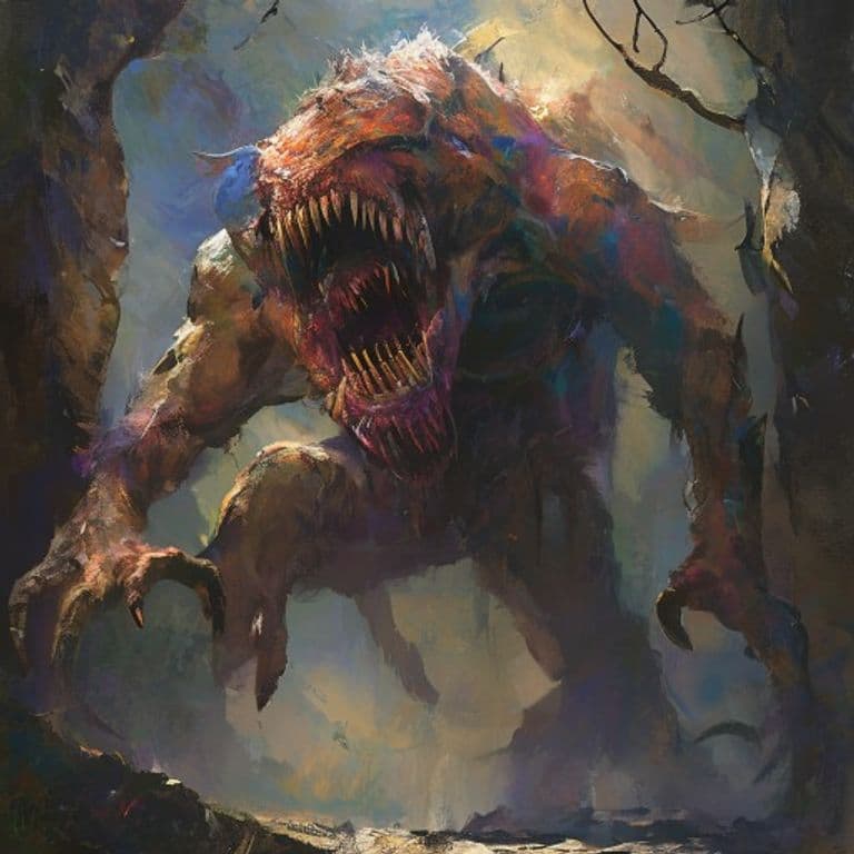 Pal-Rai-Yuk — fantasy monster illustration