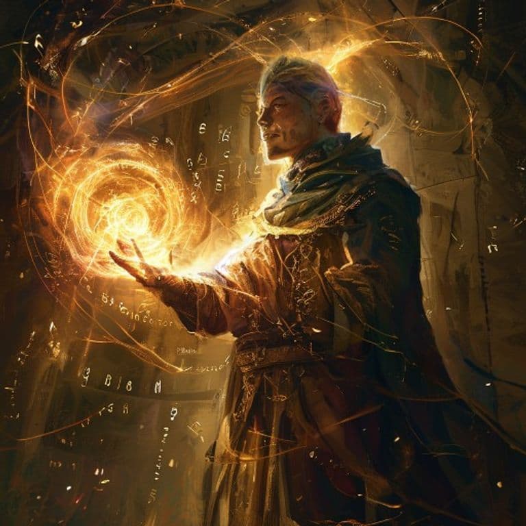 Ancient Shade — fantasy spell effect illustration