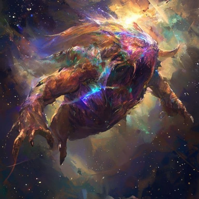 Planetar — fantasy monster illustration