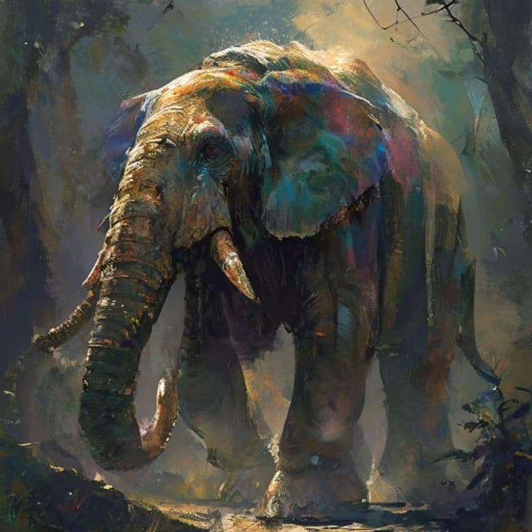 Elephant — fantasy monster illustration