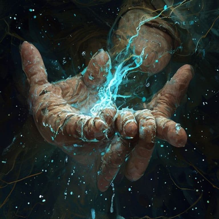 Frostbitten Fingers — fantasy spell effect illustration. Frostbitten Fingers is a 3rd-level evocation available to Druid, Ranger, Sorcerer, Warlock, Wizard.