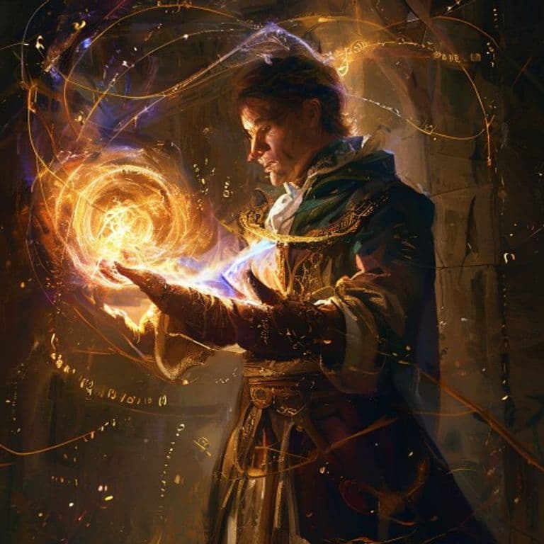 Unseen Servant — fantasy spell effect illustration. Unseen Servant is a 1st-level conjuration available to Bard, Ritual Caster, Warlock, Wizard.