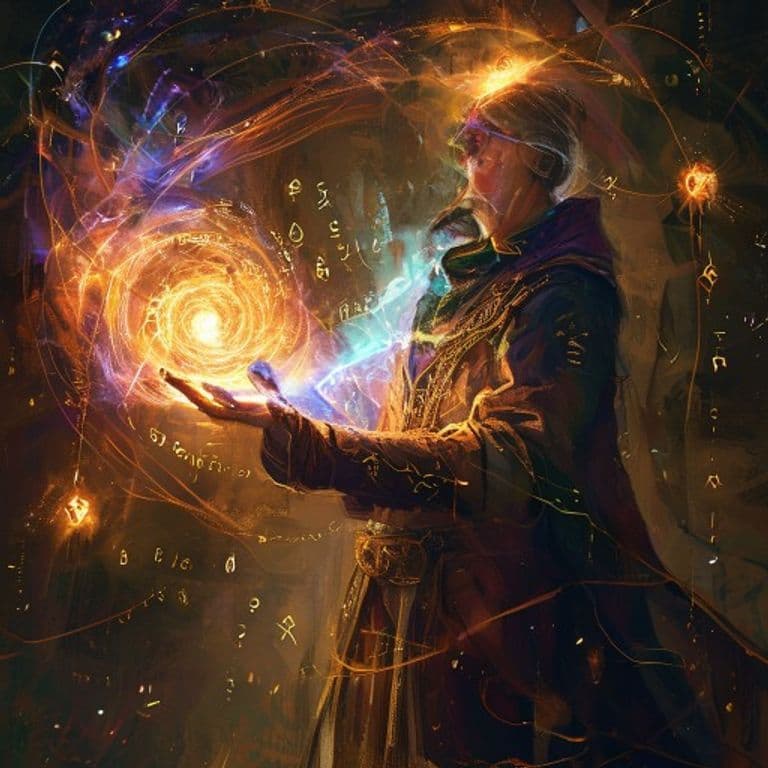 Telepathic Bond — fantasy spell effect illustration. Telepathic Bond is a 5th-level divination available to Wizard.