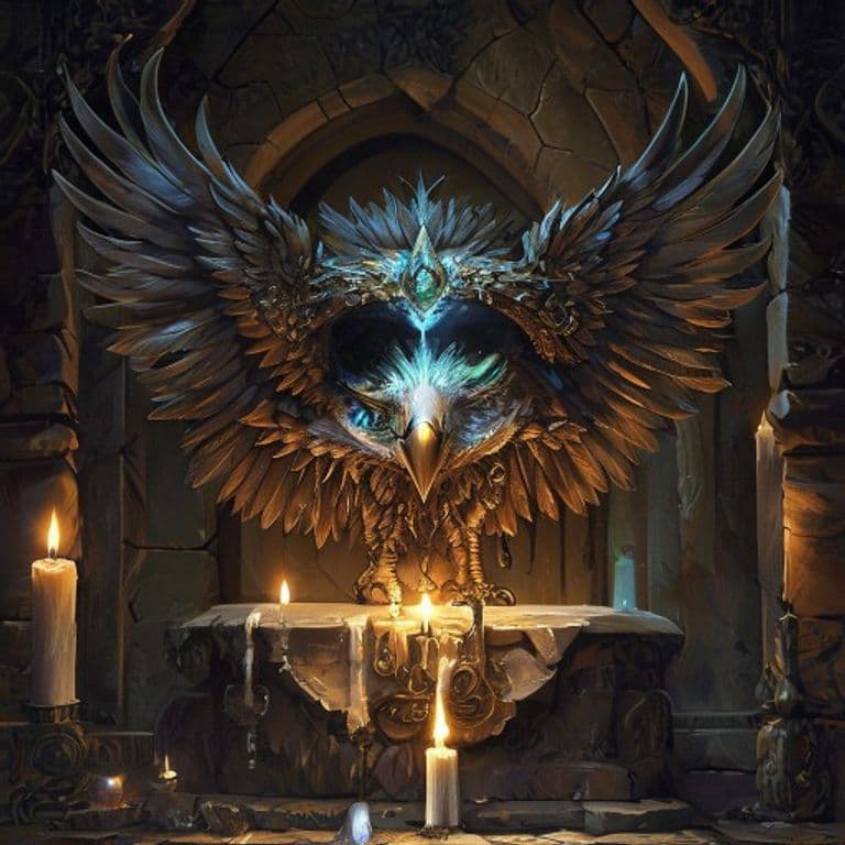Eyes of the Eagle — fantasy item illustration