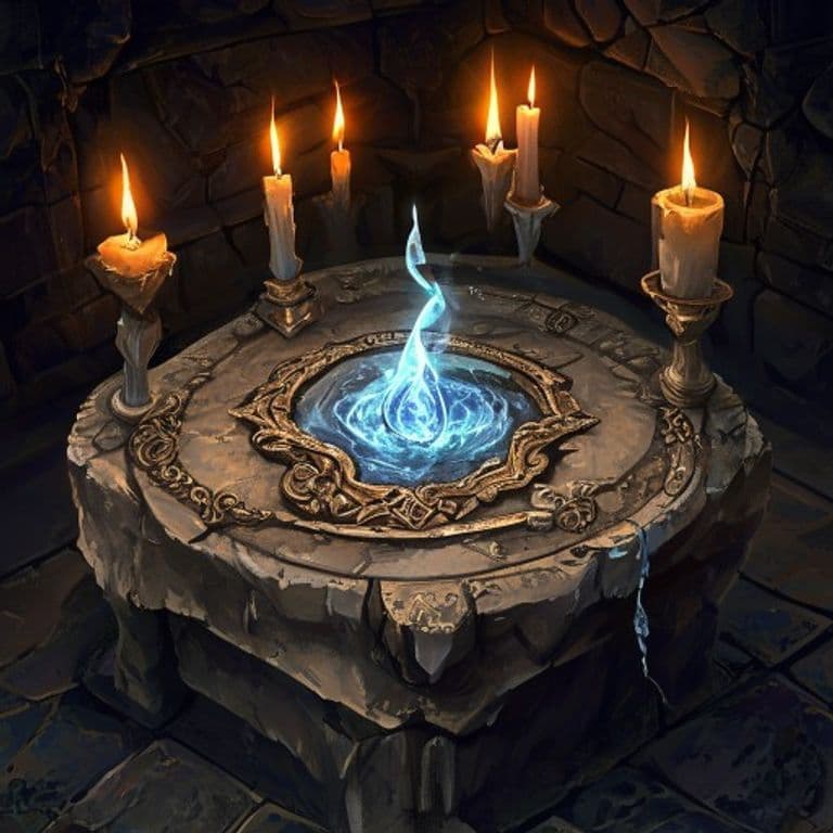 Dancing Ink — fantasy item illustration. Dancing Ink is a magic item (wondrous item) of common rarity.