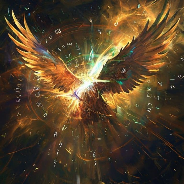 Storm of Wings — fantasy spell effect illustration. Storm of Wings is a 4th-level conjuration available to Druid, Ranger.