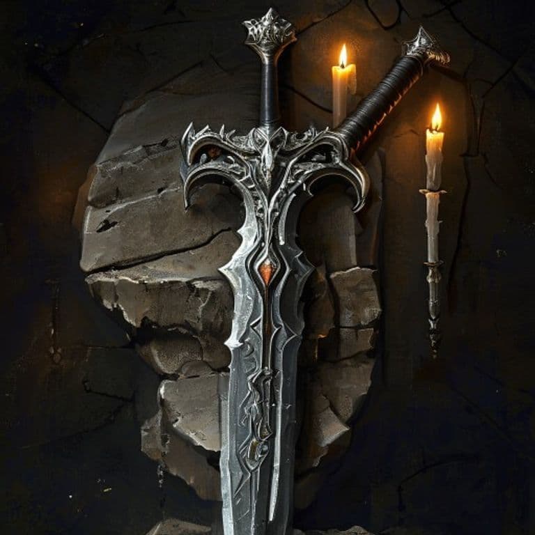 Constant Dagger — fantasy item illustration. Constant Dagger is a magic item (weapon) of rare rarity.