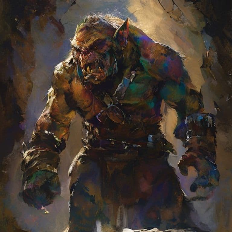 Trollkin Ironmonger — fantasy monster illustration