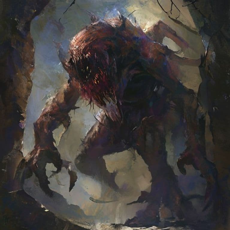 Darkmantle — fantasy monster illustration