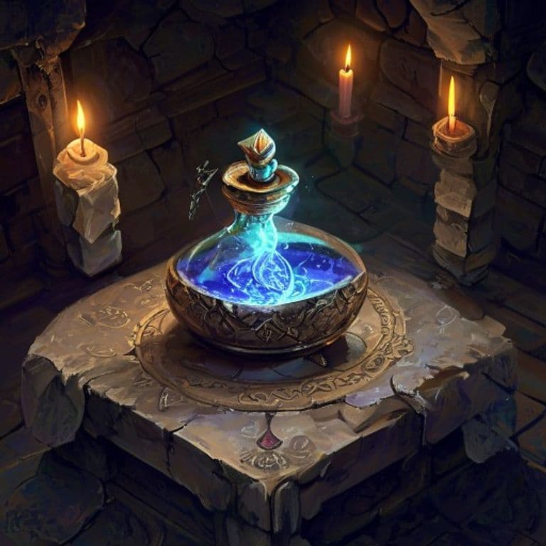 Liquid Courage — fantasy item illustration