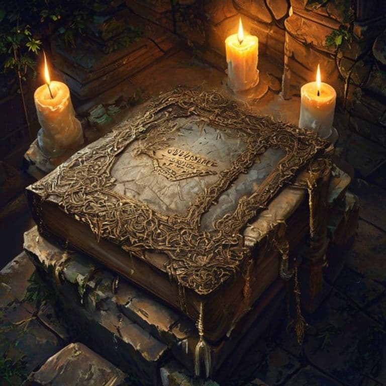 Tome of Leadership and Influence — fantasy item illustration. Tome of Leadership and Influence is a magic item (wondrous item) of very rare rarity.
