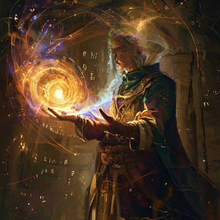 Locate Object — fantasy spell effect illustration. Locate Object is a 2nd-level divination available to Bard, Cleric, Druid, Herald, Wizard.