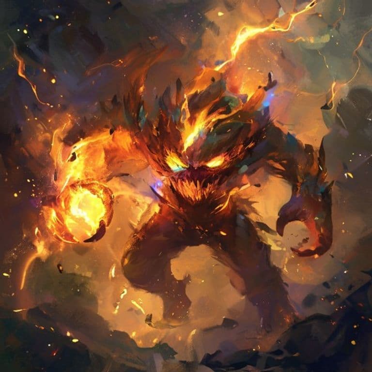 Spark — fantasy monster illustration