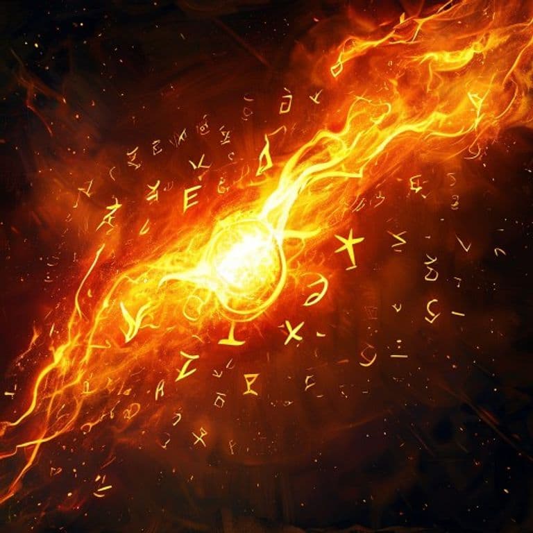 Fire Bolt — fantasy spell effect illustration. Fire Bolt is a Cantrip evocation available to Sorcerer, Wizard.