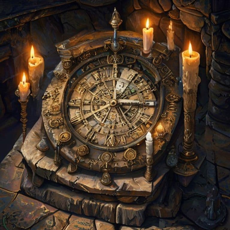 Clockwork Calendar — fantasy item illustration. Clockwork Calendar is a magic item (wondrous item) of uncommon rarity.