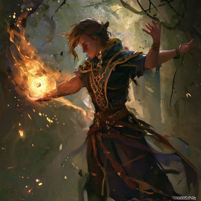 Mystical Talent — fantasy feat illustration. Mystical Talent is a feat.