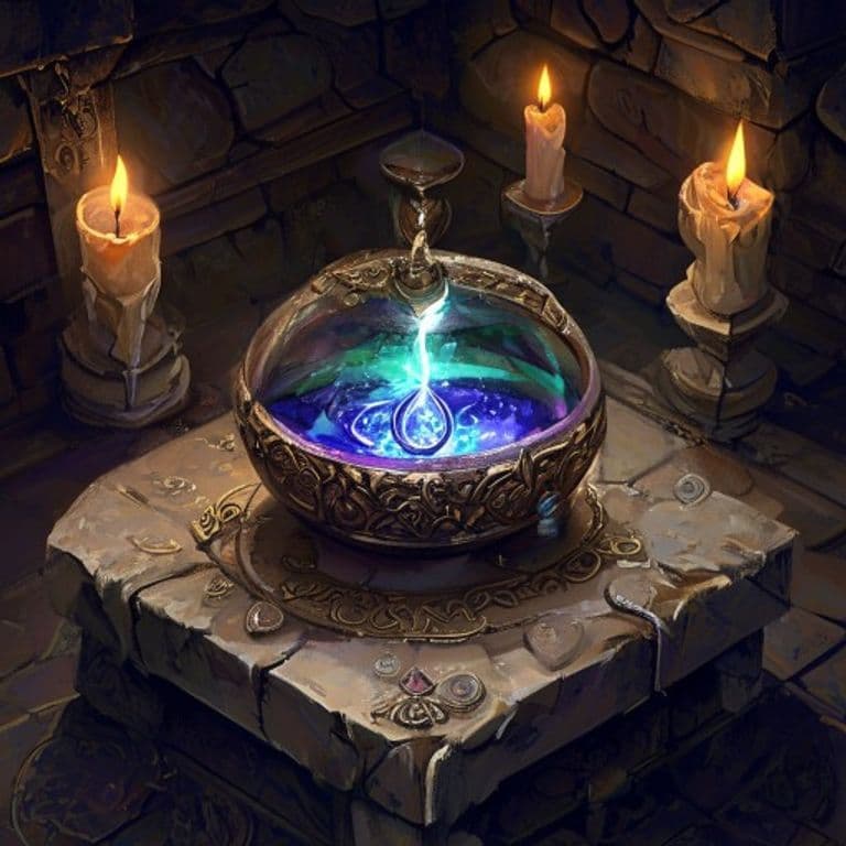 Efficacious Eyewash — fantasy item illustration. Efficacious Eyewash is a magic item (potion) of uncommon rarity.