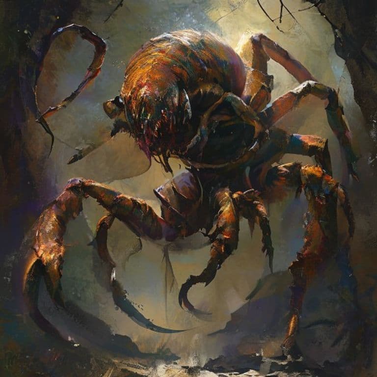 Scorpionfolk — fantasy monster illustration