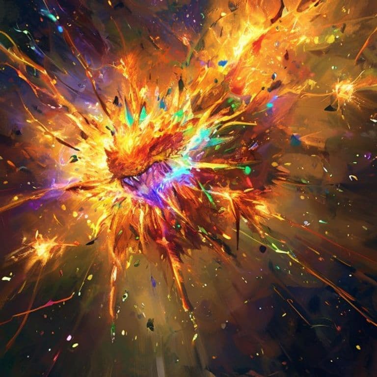 Radiant Spark Swarm — fantasy monster illustration