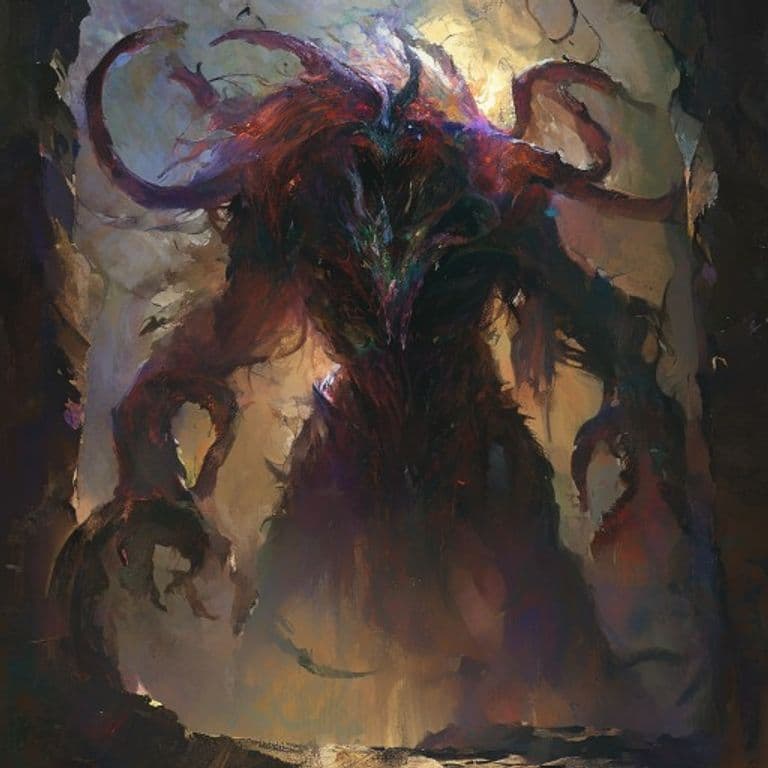 Herald of the Void — fantasy monster illustration