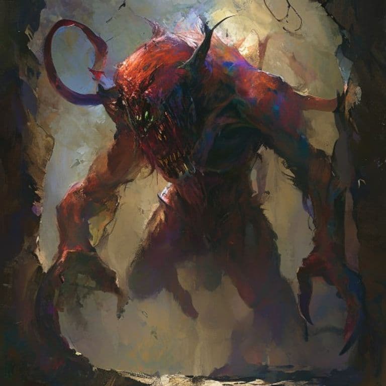 Alnaar — fantasy monster illustration