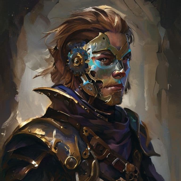 Gearforged — fantasy race character portrait