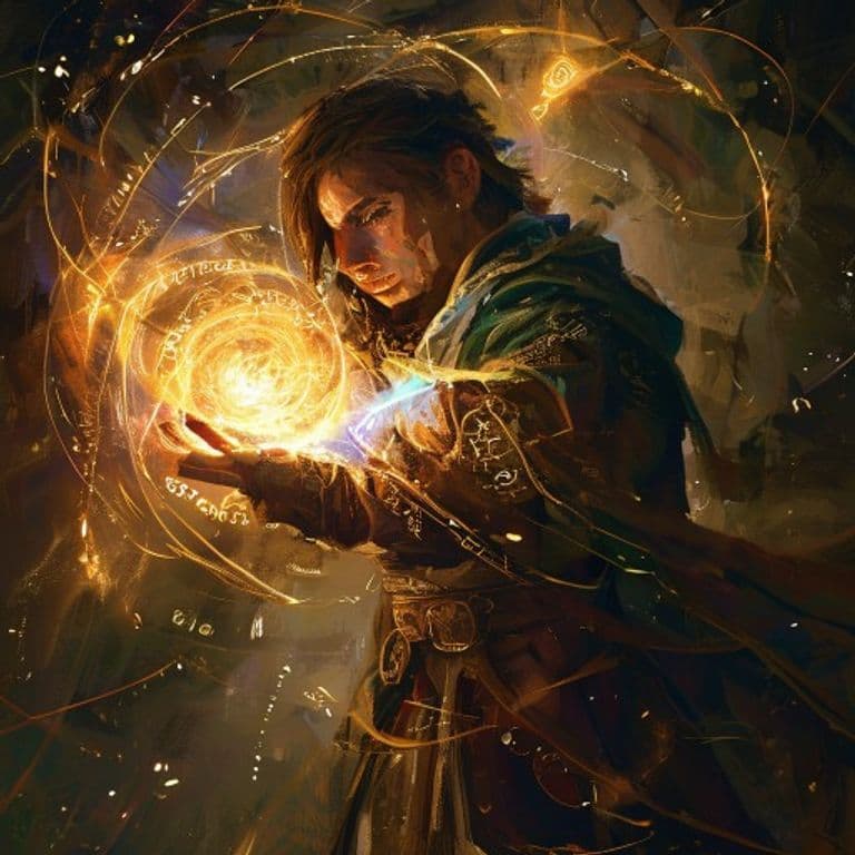 Alarm — fantasy spell effect illustration