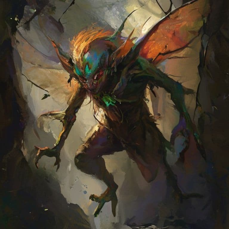 Fraughashar — fantasy monster illustration