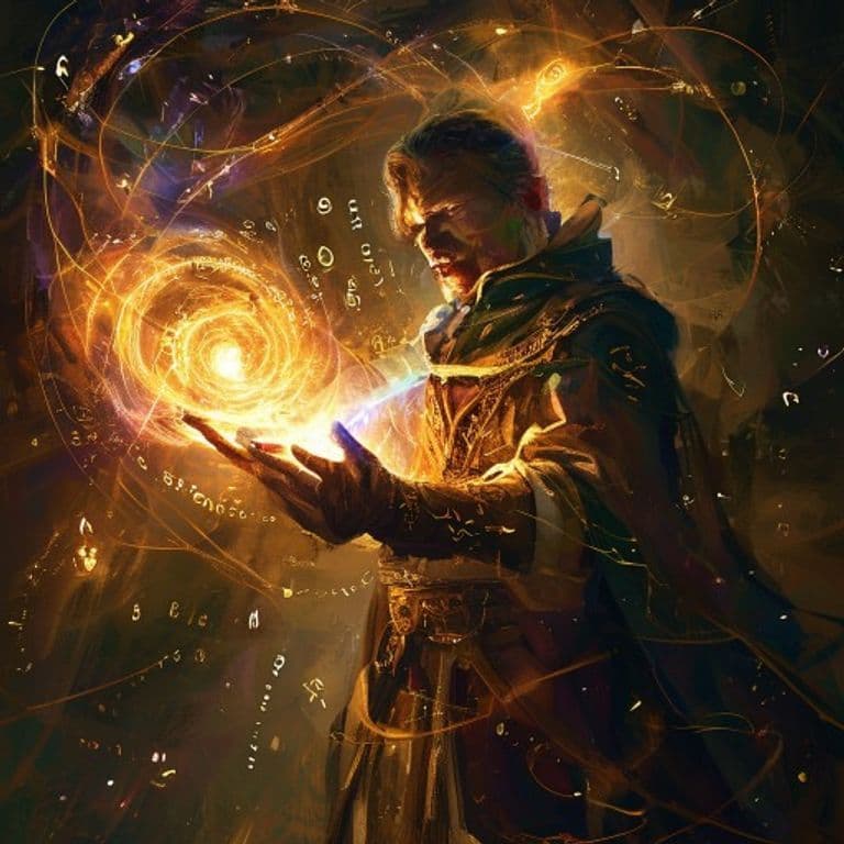 Confusion — fantasy spell effect illustration. Confusion is a 4th-level enchantment available to Bard, Druid, Sorcerer, Wizard.