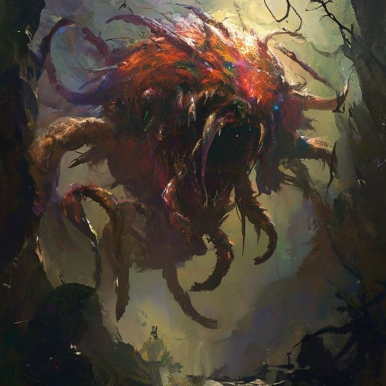 Ia’Affrat — fantasy monster illustration