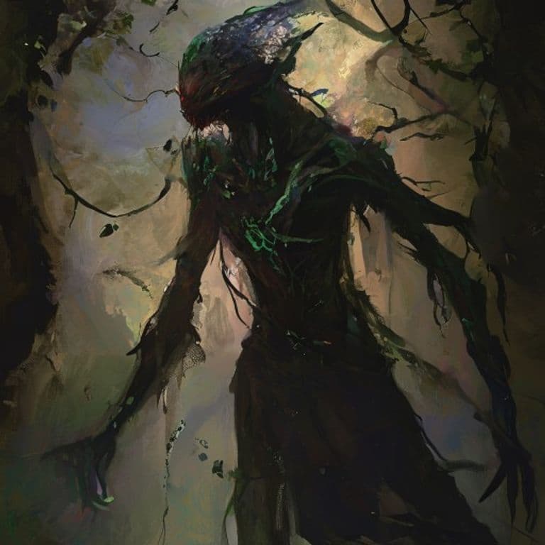 Shadow Fey Poisoner — fantasy monster illustration
