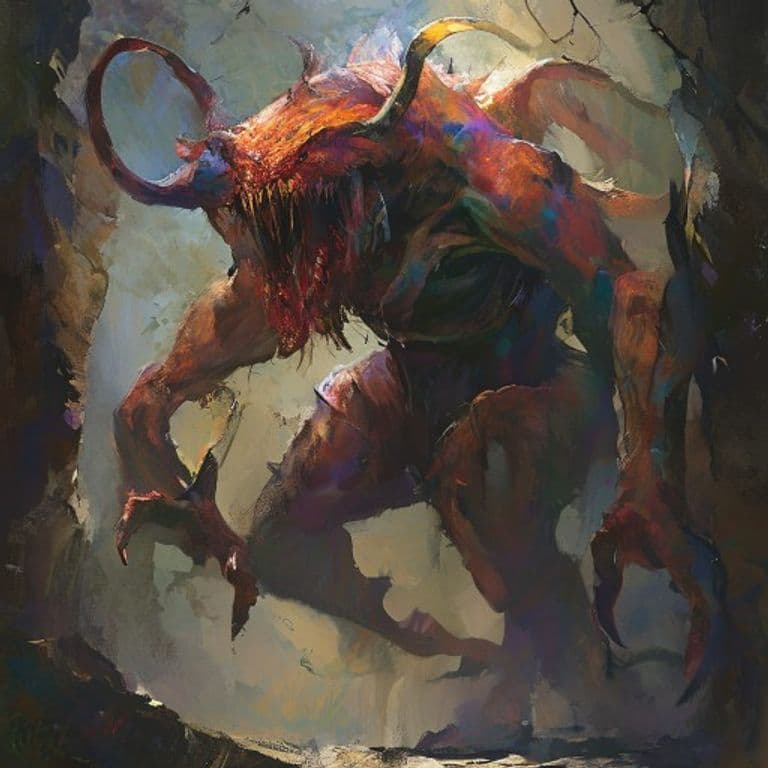 Equitox — fantasy monster illustration