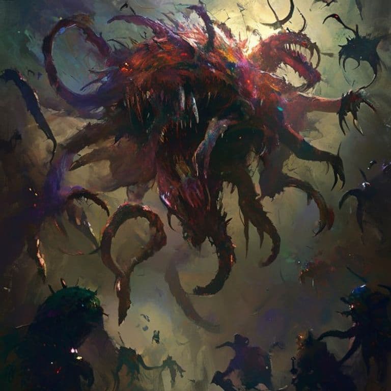 Insatiable Brood — fantasy monster illustration