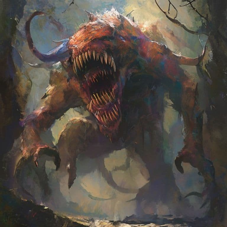 Kirikari — fantasy monster illustration