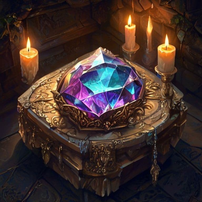 Gem of Seeing — fantasy item illustration