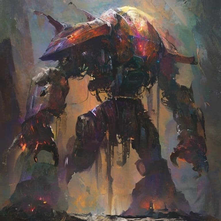 Godslayer — fantasy monster illustration