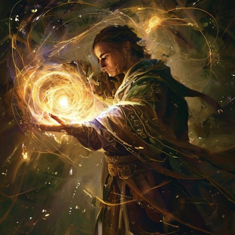Pass Without Trace — fantasy spell effect illustration. Pass Without Trace is a 2nd-level abjuration available to Druid.