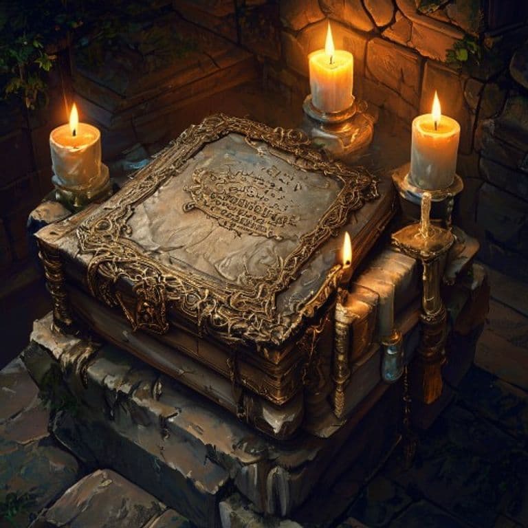 Tome of Triumphant Tavern Keeping — fantasy item illustration. Tome of Triumphant Tavern Keeping is a magic item (wondrous item) of uncommon rarity.