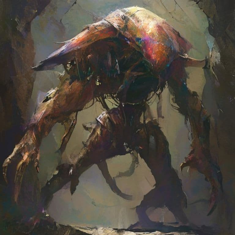 Apaxrusl — fantasy monster illustration