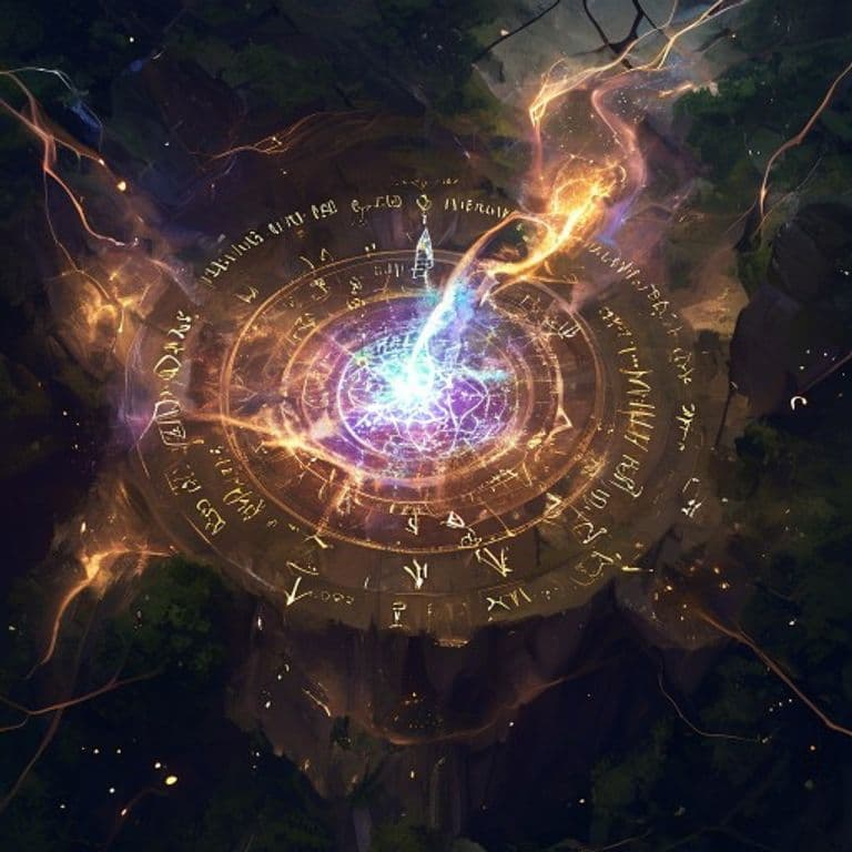 High Ground — fantasy spell effect illustration