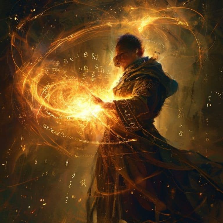 Bound Haze — fantasy spell effect illustration