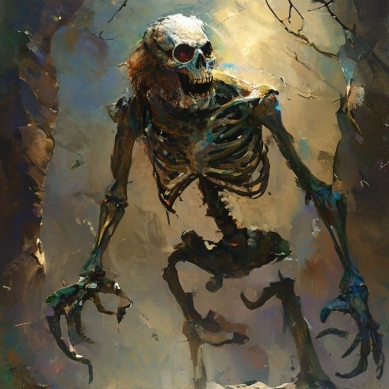 Skeleton — fantasy monster illustration