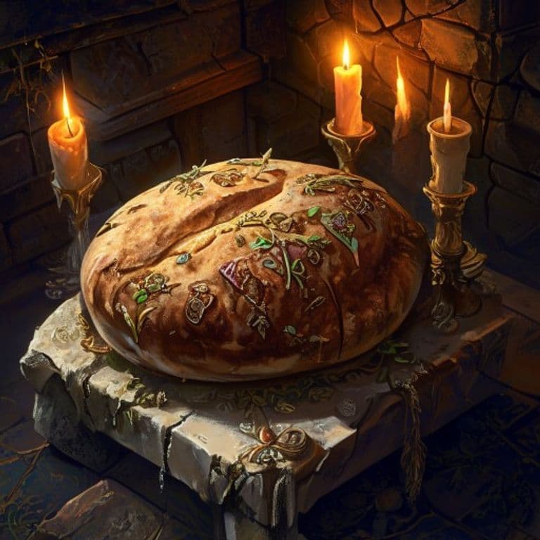 Barrow Bread — fantasy item illustration. Barrow Bread is a magic item (wondrous item) of common rarity.