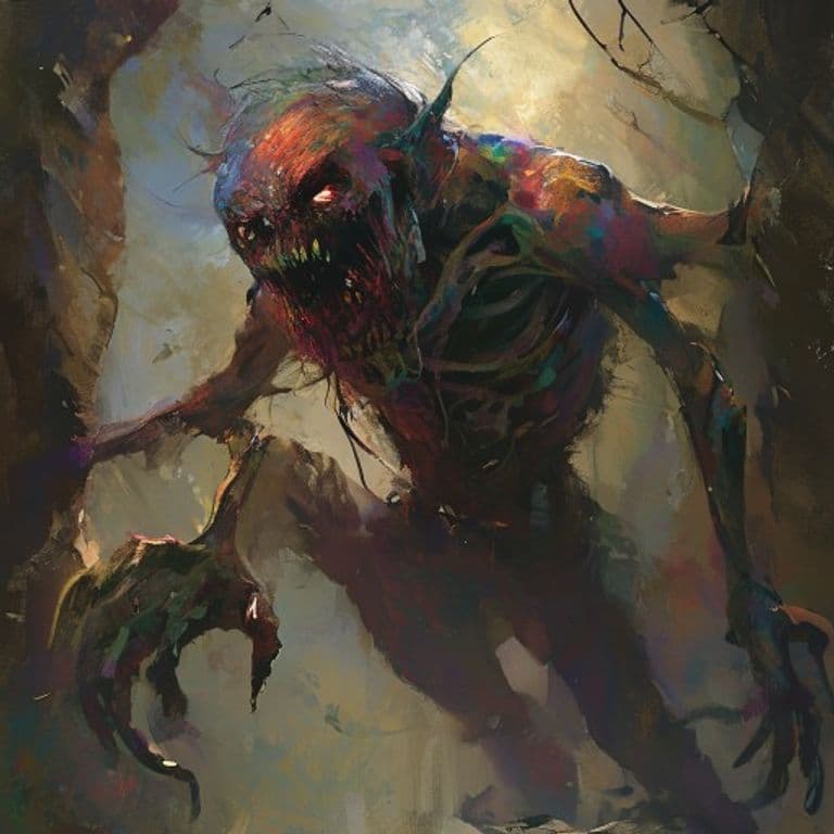Gaki — fantasy monster illustration