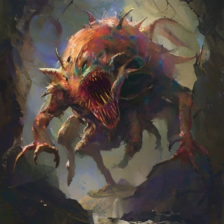 Heggarna — fantasy monster illustration