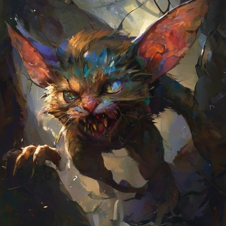 Catterball — fantasy monster illustration