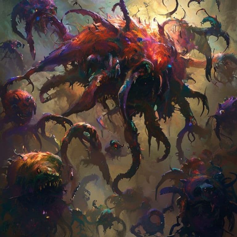 Oculo Swarm — fantasy monster illustration